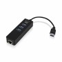 Hub USB Ewent AAOAUS0127 3 x USB 3.1 RJ45 Plug and Play de Ewent, Hubs USB - Ref: S0207687, Precio: 17,36 €, Descuento: %