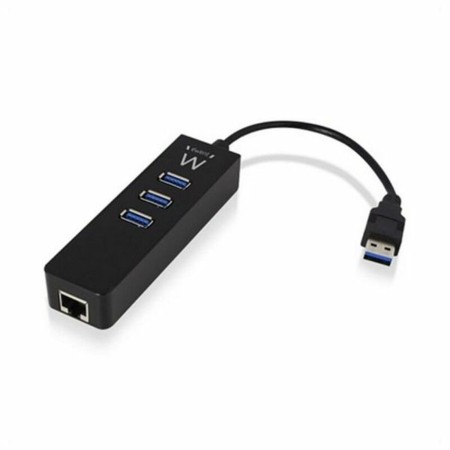 Hub USB Ewent AAOAUS0127 3 x USB 3.1 RJ45 Plug and Play de Ewent, Hubs USB - Ref: S0207687, Precio: 17,36 €, Descuento: %