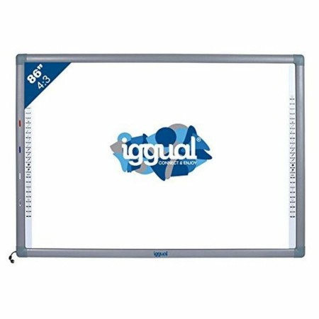 Interaktives Whiteboard iggual IGG314371 86" 4:3 Infrarot von iggual, Projektor-Zubehör - Ref: S0207889, Preis: 491,89 €, Rab...