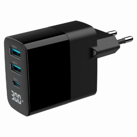 Ladegerät fürs Auto Contact Schwarz 20 W | Tienda24 - Global Online Shop Tienda24.eu