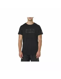 Maglia a Maniche Corte Uomo Asics GRAPHIC SS TOP Nero (USA) da Asics, Uomo - Ref: S2005619, Precio: €24.10, Descuento: %