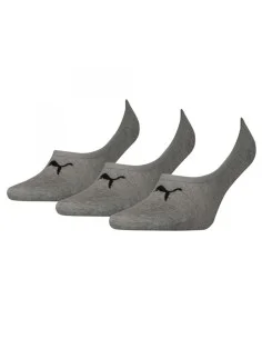 Meias Low-Cut Puma FOOTIE (3 pares) Branco | Tienda24 Tienda24.eu