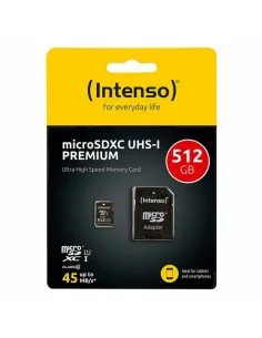 Scheda Di Memoria Micro SD con Adattatore INTENSO 3423493 512 GB 45 MB/s da INTENSO, Schede di memoria - Ref: S0226686, Preci...