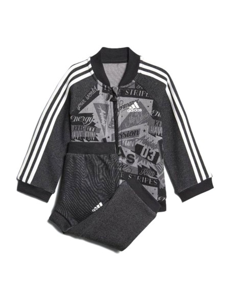 Survêtement pour Bébé Adidas I BBALL JOG FT Gris | Tienda24 Tienda24.eu