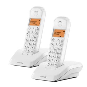 Téléphone Sans Fil Motorola S1202 (2 pcs) de Motorola, Téléphones fixes et résidentiels - Réf : S0220816, Prix : 45,83 €, Rem...