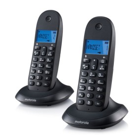 Teléfono Inalámbrico Motorola C1002 (2 pcs) de Motorola, Teléfonos analógicos - Ref: S0220818, Precio: 40,56 €, Descuento: %