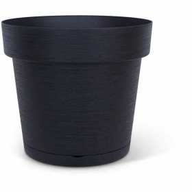 Plant pot Elho Black Ø 39 cm Plastic Squared Modern | Tienda24 - Global Online Shop Tienda24.eu