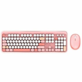 Teclado e Rato R-Go RGOCONMWLWH Branco | Tienda24 - Global Online Shop Tienda24.eu