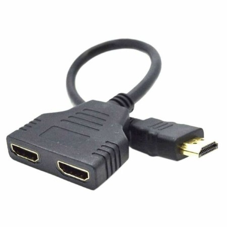 HDMI-Adapter zu HDMI-Doppelstecker GEMBIRD DSP-2PH4-04 Schwarz von GEMBIRD, HDMI-Kabel - Ref: S0223597, Preis: 6,01 €, Rabatt: %