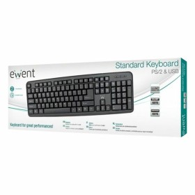 Tastatur Ewent EW3109 PS/2 USB Schwarz von Ewent, Tastaturen - Ref: S0224813, Preis: 6,98 €, Rabatt: %