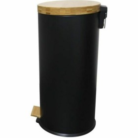 Rubbish Bin Dem Black With lid | Tienda24 - Global Online Shop Tienda24.eu