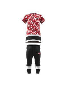 Conjunto Deportivo para Bebé Adidas Three Stripes Rojo | Tienda24 Tienda24.eu