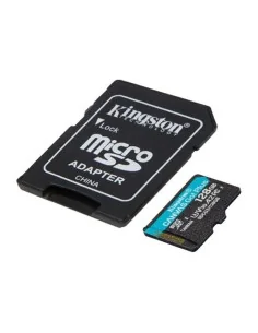 Carte Mémoire Micro SD avec Adaptateur Kioxia Exceria 256 GB UHS-I Cours 10 Bleu | Tienda24 Tienda24.eu