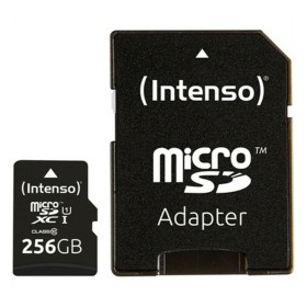 Carte Mémoire Micro SD avec Adaptateur INTENSO 3423492 256 GB Noir de INTENSO, Cartes mémoire - Réf : S0226685, Prix : 23,97 ...