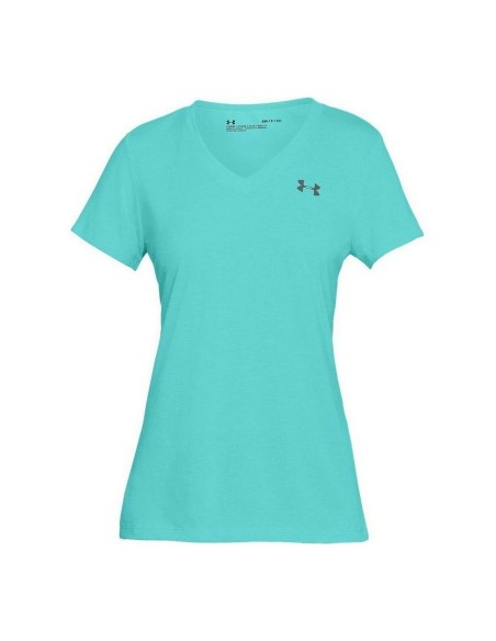 Damen Kurzarm-T-Shirt Under Armour 1289650-425 grün | Tienda24 Tienda24.eu