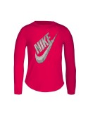 Children’s Long Sleeve T-shirt Nike C489S-A4Y Pink | Tienda24 Tienda24.eu