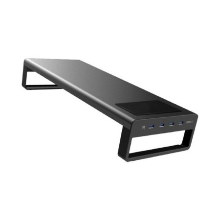 Suporte de Mesa para Ecrã iggual IGG316900 USB 3.0 Preto de iggual, Braços e suportes - Ref: S0227865, Preço: 59,00 €, Descon...