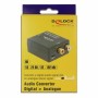 Convertisseur audio DELOCK Toslink - RCA Noir | Tienda24 - Global Online Shop Tienda24.eu