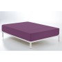 Fitted bottom sheet Alexandra House Living Purple Aubergine 180 x 200 cm by Alexandra House Living, Sheets and pillowcases - ...