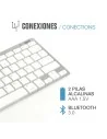 Teclado Bluetooth iggual IGG316788 Español Mono (1 Pieza) | Tienda24 Tienda24.eu