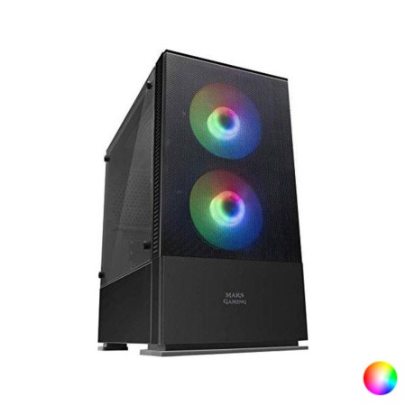 ATX/mATX Semi-Tower Gehäuse Mars Gaming LED RGB LED RGB Micro ATX | Tienda24 - Global Online Shop Tienda24.eu