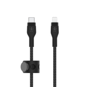 Cabo USB-C para Lightning Belkin CAA011BT1MBK Preto 1 m | Tienda24 - Global Online Shop Tienda24.eu