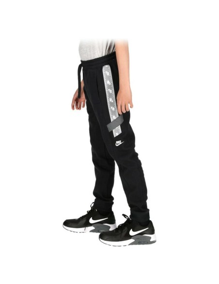 Children's Tracksuit Bottoms Nike NSW ELEVATED TRIM FLC PANT DD8703 010 | Tienda24 Tienda24.eu