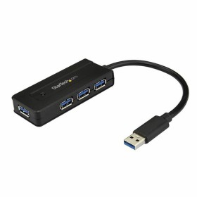 Hub USB Aukey CBC64 Schwarz | Tienda24 - Global Online Shop Tienda24.eu