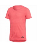 Camisola de Manga Curta Infantil Adidas G CHILL TEE Cor de Rosa Poliéster | Tienda24 Tienda24.eu