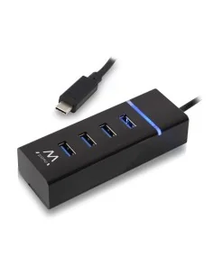 Hub USB 4 Porte Ewent EW1137 USB 3.1 Nero da Ewent, Hub USB - Ref: S0227193, Precio: €18.34, Descuento: %