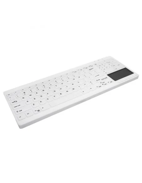 Teclado Lavable Desinfectable Active Key AK-C7412 Blanco | Tienda24 Tienda24.eu