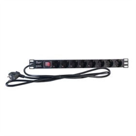 Extensor 19" 8 Tomas Schuko com interruptor 2LAN REG8SCHINT 250V 3500W 2M de 2LAN, Réguas - Ref: S0229460, Preço: 20,03 €, De...