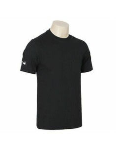 Camiseta de Manga Corta Hombre 4F Regular Plain Negro | Tienda24 Tienda24.eu