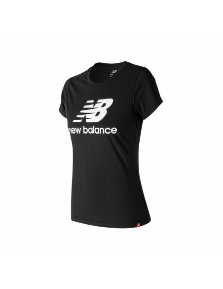 Camisola de Manga Curta Mulher New Balance WT91546 Preto | Tienda24 Tienda24.eu