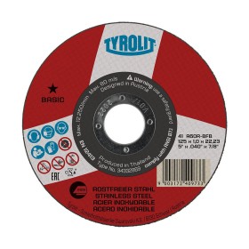 Cutting disc Tyrolit Ø125 x 1 x 22,23 mm by Tyrolit, Abrasive wheels and discs - Ref: S7907603, Price: 1,13 €, Discount: %