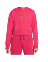 Sudadera con Capucha Niña CROP HOODIE Nike DM8372 666 Rosa | Tienda24 Tienda24.eu