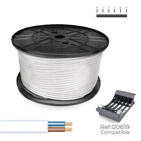 Cable EDM 2 x 0,75 mm Blanco 25 m | Tienda24 - Global Online Shop Tienda24.eu