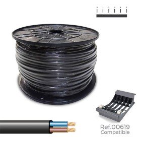 Cable Eléctrico Manguera EDM 28727 Negro 25 m 2 x 0,75 mm H05VV-F | Tienda24 - Global Online Shop Tienda24.eu