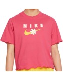 Camiseta de Manga Corta Infantil ENERGY BOXY FRILLY Nike DO1351 666 Rosa | Tienda24 Tienda24.eu