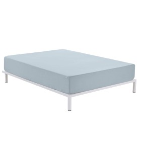 Spannbetttuch Alexandra House Living Blau Celeste 190/200 x 200 cm von Alexandra House Living, Bettlaken und Kissenbezüge - R...