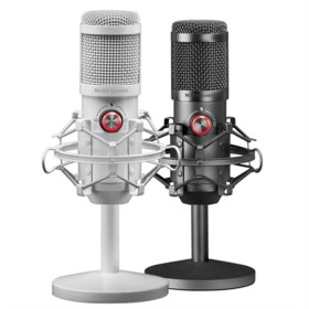 Microphone de Bureau Mars Gaming MMICXW Blanc Noir de Mars Gaming, Microphones - Réf : S0232171, Prix : 40,44 €, Remise : %