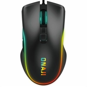 Souris Gaming avec LED Onaji IGG317587 de Onaji, Souris pour les joueurs - Réf : S0232218, Prix : 8,92 €, Remise : %