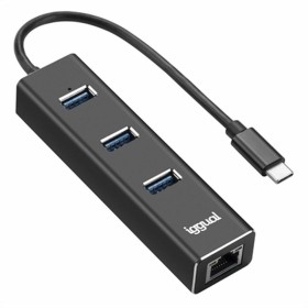 3-Port USB Hub iggual IGG317709 Schwarz von iggual, USB-Hubs - Ref: S0232355, Preis: 19,69 €, Rabatt: %