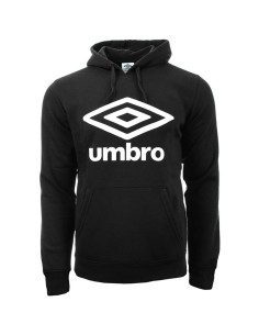 Felpa con Cappuccio Uomo Umbro LOGO OH Nero da Umbro, Uomo - Ref: S2021951, Precio: €29.62, Descuento: %