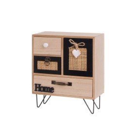 Dekorative Box Versa Blomster Holz MDF 24 x 7 x 24 cm | Tienda24 - Global Online Shop Tienda24.eu