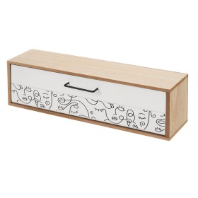 Box-Schmuckkästchen Alexandra House Living Gold Aluminium Holz MDF 15 x 7 x 30 cm | Tienda24 - Global Online Shop Tienda24.eu