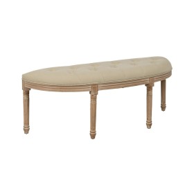 Bench DKD Home Decor 8424001795512 Natural Wood Polyester Green (130 x 44 x 69 cm) | Tienda24 - Global Online Shop Tienda24.eu