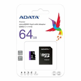 Micro SD Memory Card with Adaptor Adata CLASS10 64 GB by Adata, Memory cards - Ref: S0233623, Price: 7,21 €, Discount: %