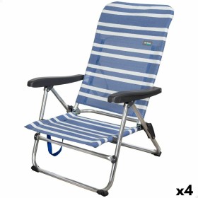 Chaise Pliante Aktive Gomera Bleu 44 x 76 x 45 cm (4 Unités) | Tienda24 - Global Online Shop Tienda24.eu