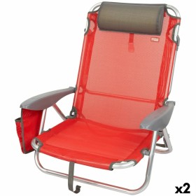 Beach Chair Colorbaby Pink 48 x 57 x 99 cm Multi-position | Tienda24 - Global Online Shop Tienda24.eu